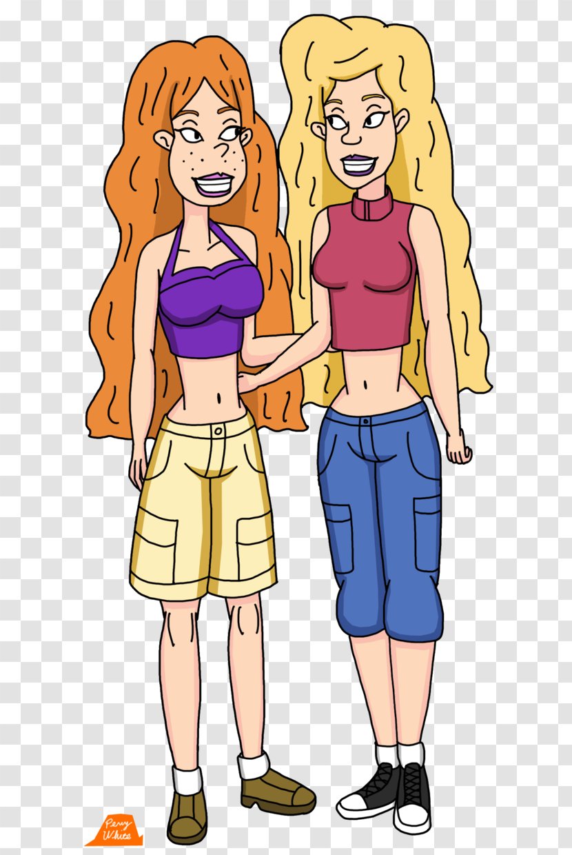 Eliza Thornberry Debbie Donnie Tommy Pickles Cartoon - Watercolor Transparent PNG