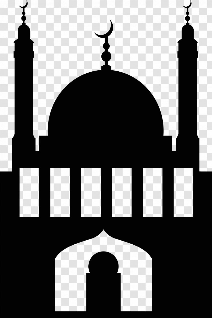 Quran Mosque - Silhouette - Black Moon Church Transparent PNG