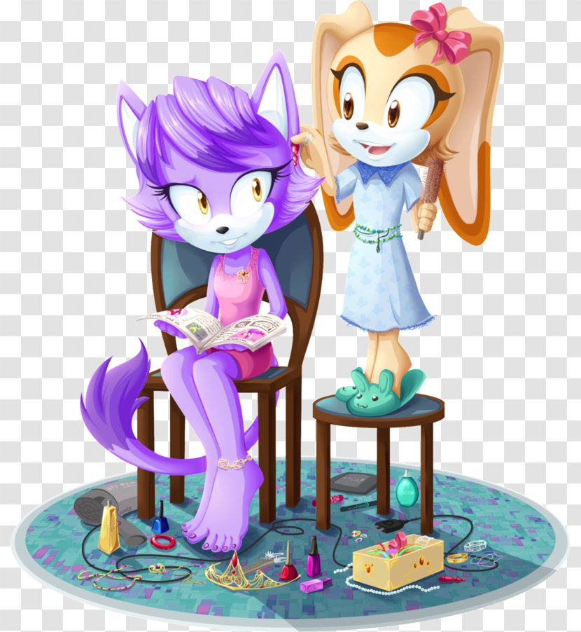 Blaze The Cat Cream Rabbit Amy Rose Tails Sonic Hedgehog - Photography Transparent PNG