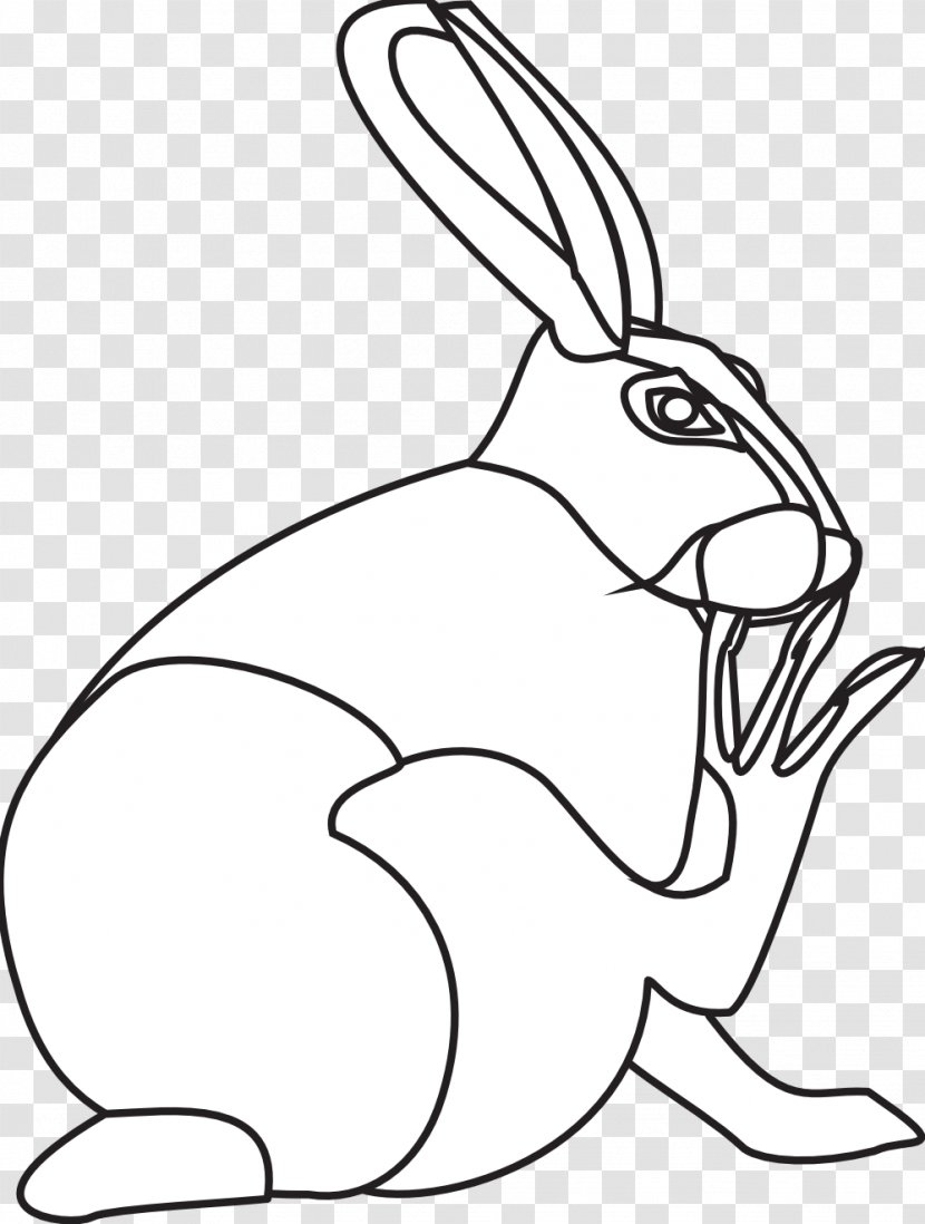 Domestic Rabbit Hare Easter Bunny Whiskers - Art Transparent PNG