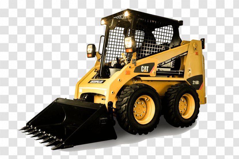 Caterpillar Inc. Skid-steer Loader Tracked Heavy Machinery - Construction Equipment - Skid Steer Transparent PNG