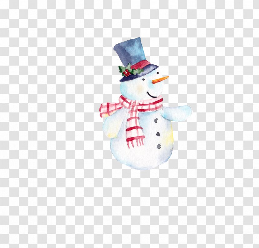 Snowman Christmas - Scarf - HD Clips Transparent PNG