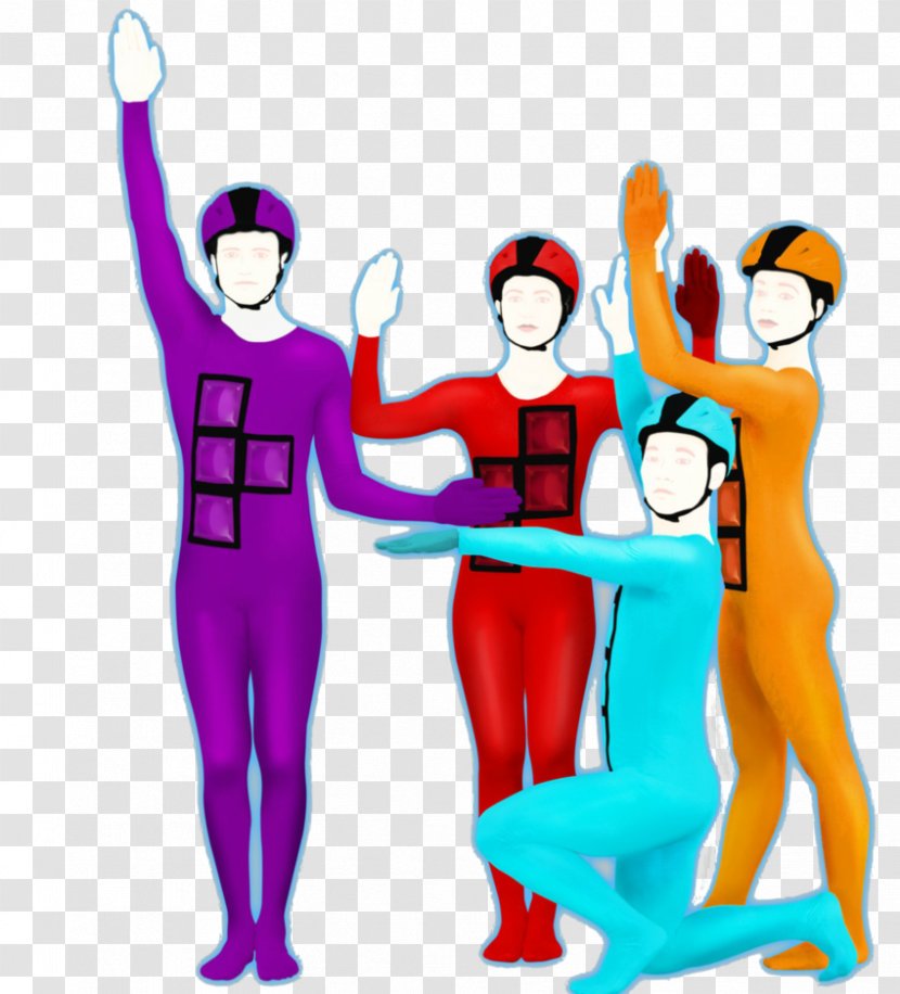 Just Dance 2015 2014 Wii U - Heart - Group Transparent PNG