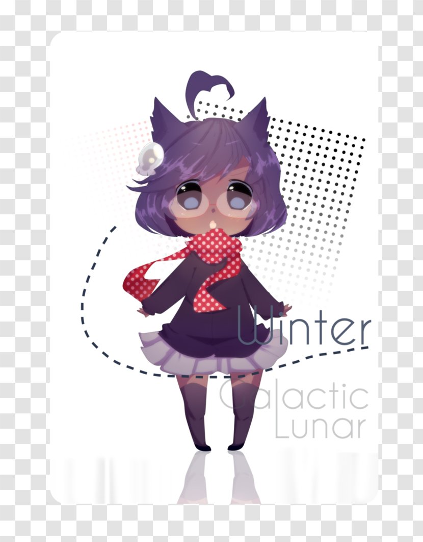 Pink M Cartoon Character RTV - Fiction - Winter Clothes Transparent PNG