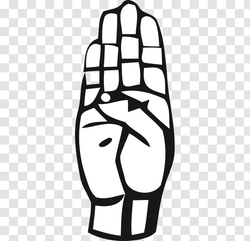 American Sign Language Fingerspelling Clip Art - Translation - Profanity In Transparent PNG