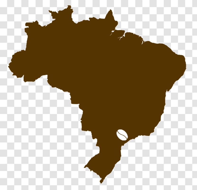 Regions Of Brazil Map - Royaltyfree Transparent PNG
