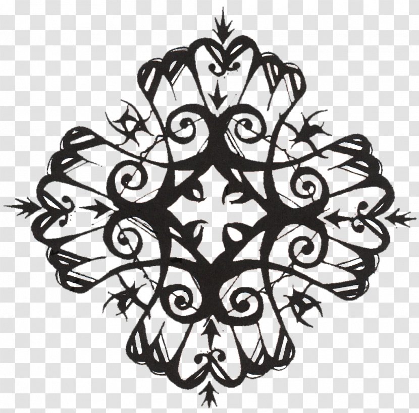 Tattoo Interior Design Services Ornament Pattern - Flower - Gothic Cross Transparent PNG