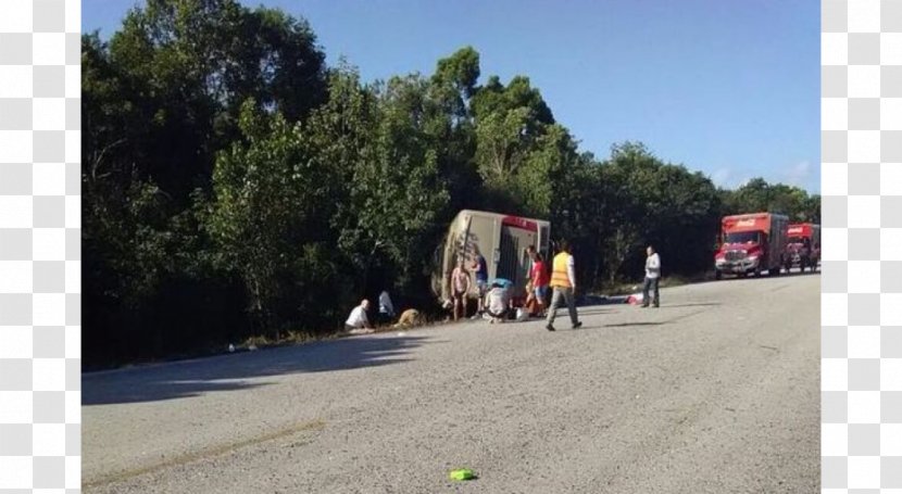 Tour Bus Service Mahahual Accident - Road Transparent PNG
