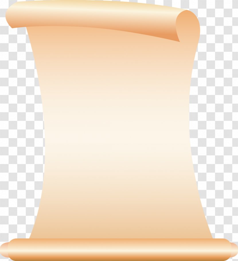 Angle - Peach - Scroll Transparent PNG