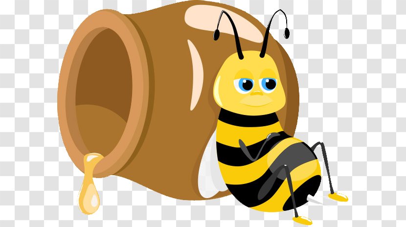 Honey Bee Honeypot Clip Art - Membrane Winged Insect Transparent PNG