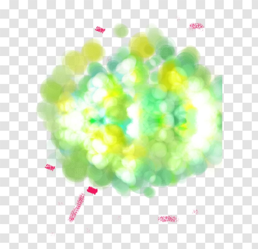 Light Green Color - Flower - Flowers Glow Transparent PNG