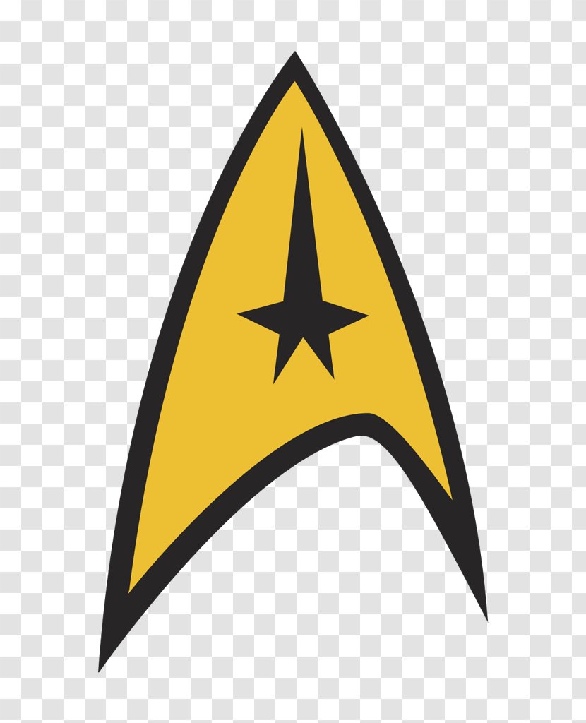 Star Trek Starfleet Logo Vector Graphics Design - Starship Transparent PNG