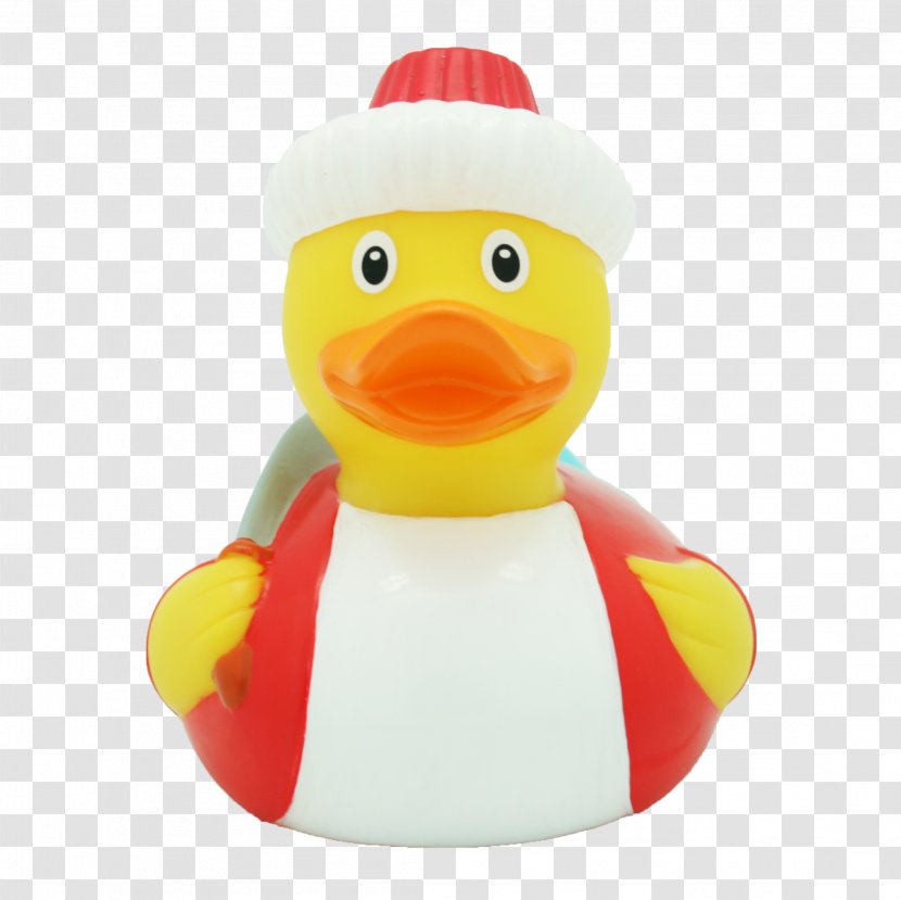 Rubber Duck Toy Bathtub Yellow - Infant Transparent PNG