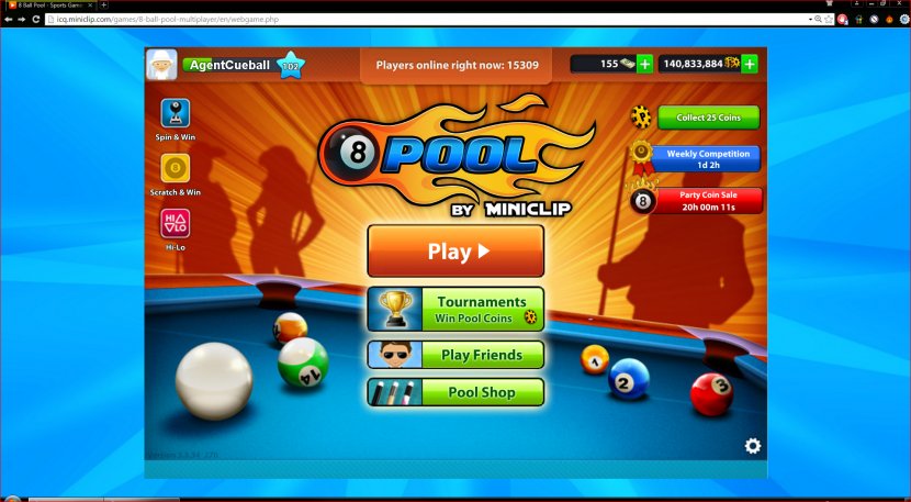 8 Ball Pool Eight-ball Coin Game - Pc Transparent PNG