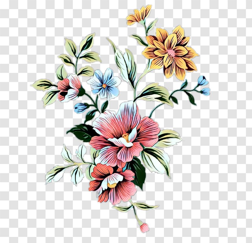 Flower Art Watercolor - Cut Flowers - African Daisy Wildflower Transparent PNG