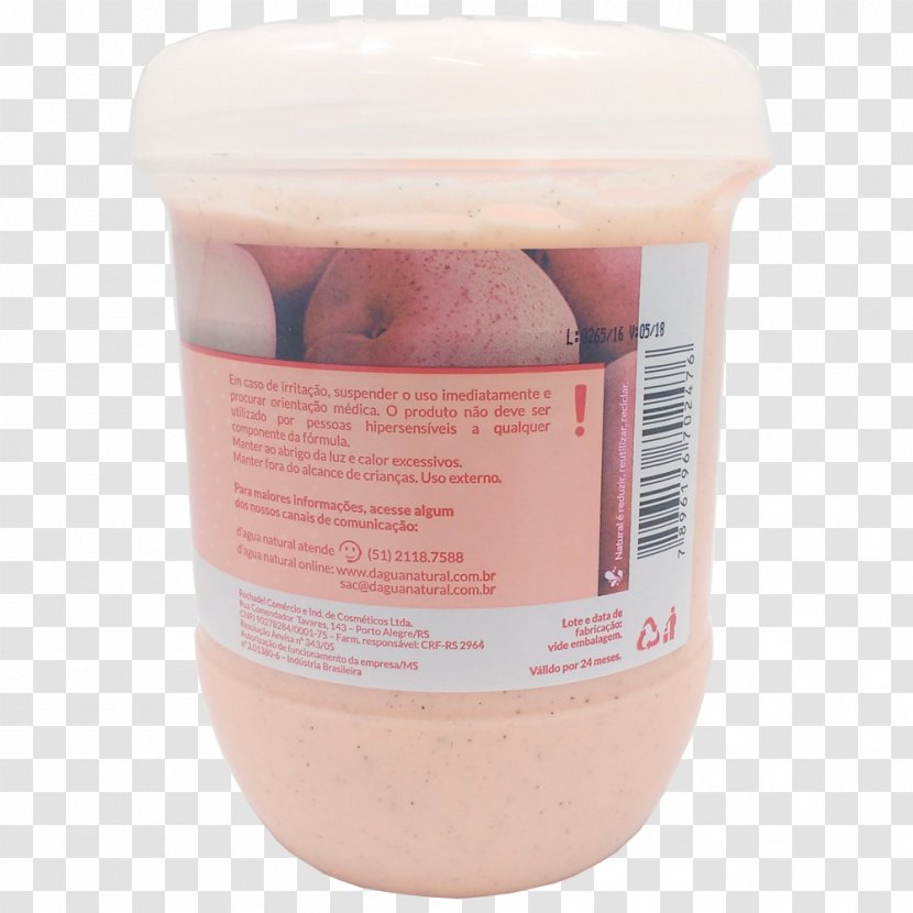 Cream Exfoliation Apricot Abrasão Moisturizer - Flavor - Damasco Transparent PNG