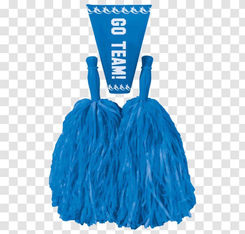 Pom-pom Cheerleading Costume Blue Megaphone - Spirit Halloween - Color Term Transparent PNG