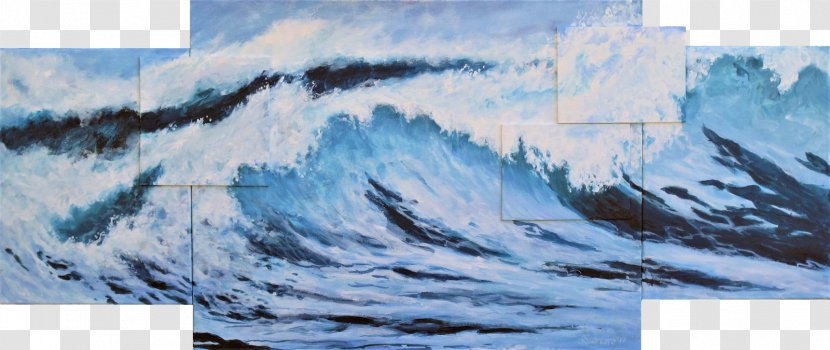 Watercolor Painting Fine Art Wall - Glacial Landform Transparent PNG