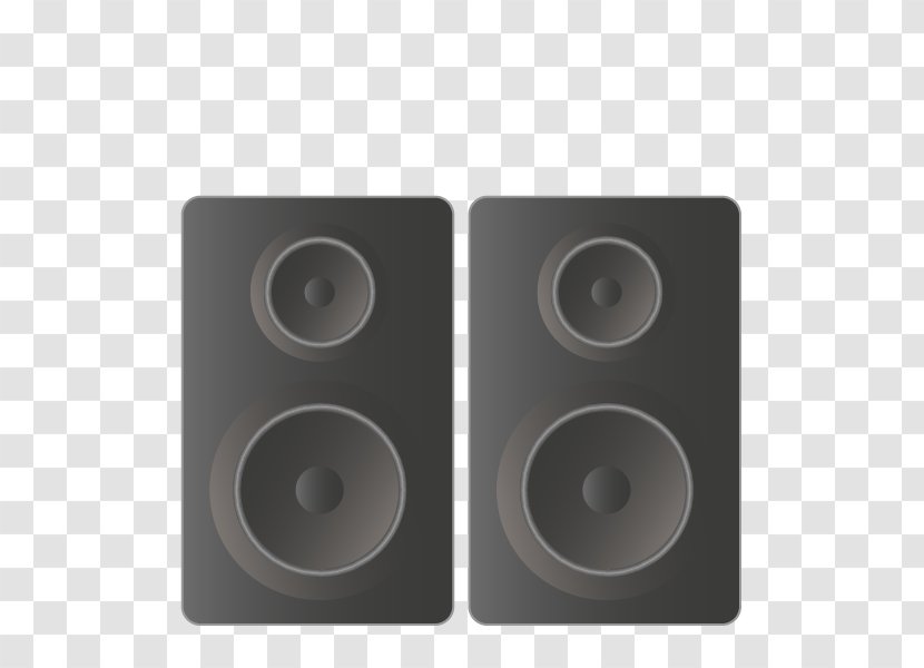 Computer Speakers Subwoofer Studio Monitor Product Design Sound Box - Hardware - Monitors Transparent PNG