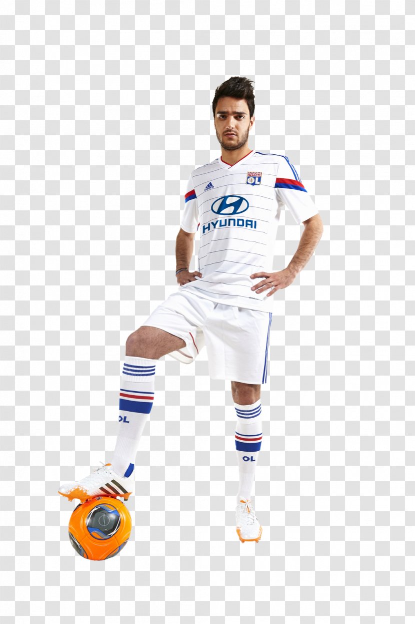 Olympique Lyonnais Football Soccer Player Team Sport Uniform Transparent PNG