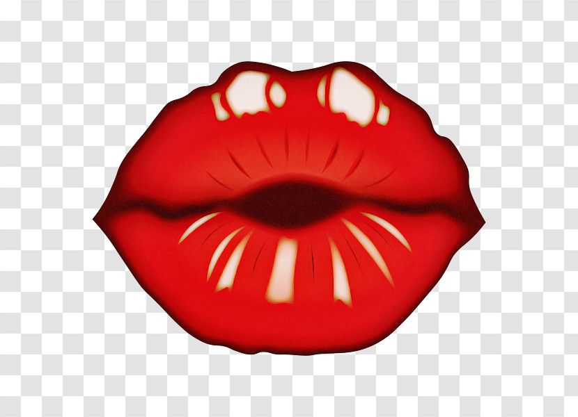 Lip Red Mouth Transparent PNG