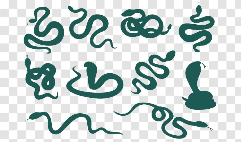 Snake Reptile Silhouette Clip Art - Symbol Transparent PNG