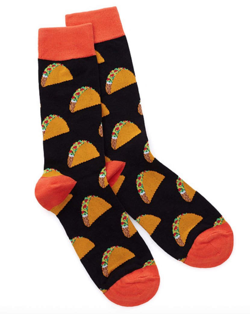 Taco Slipper T-shirt Robe Sock - Fashion Accessory - Socks Transparent PNG