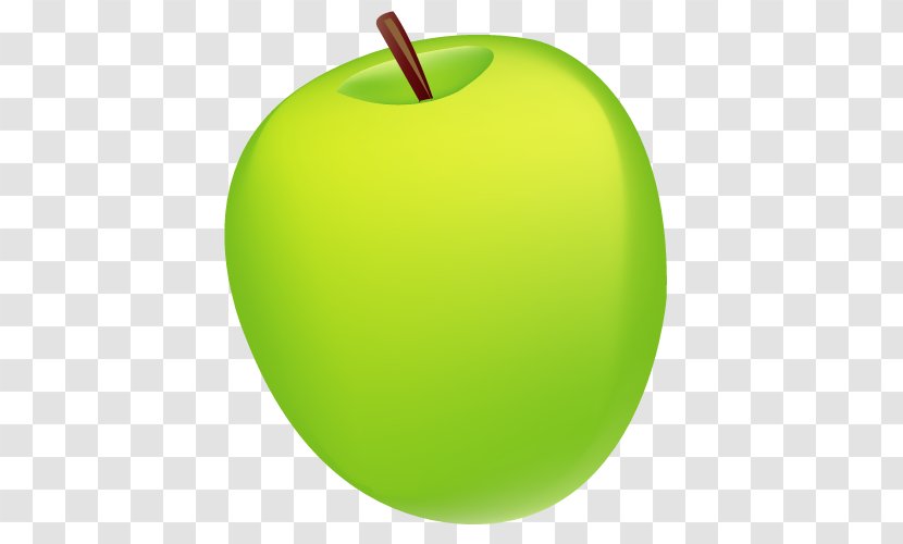 Granny Smith Apple - Food - Cartoon Vector Elements Painted Green Transparent PNG