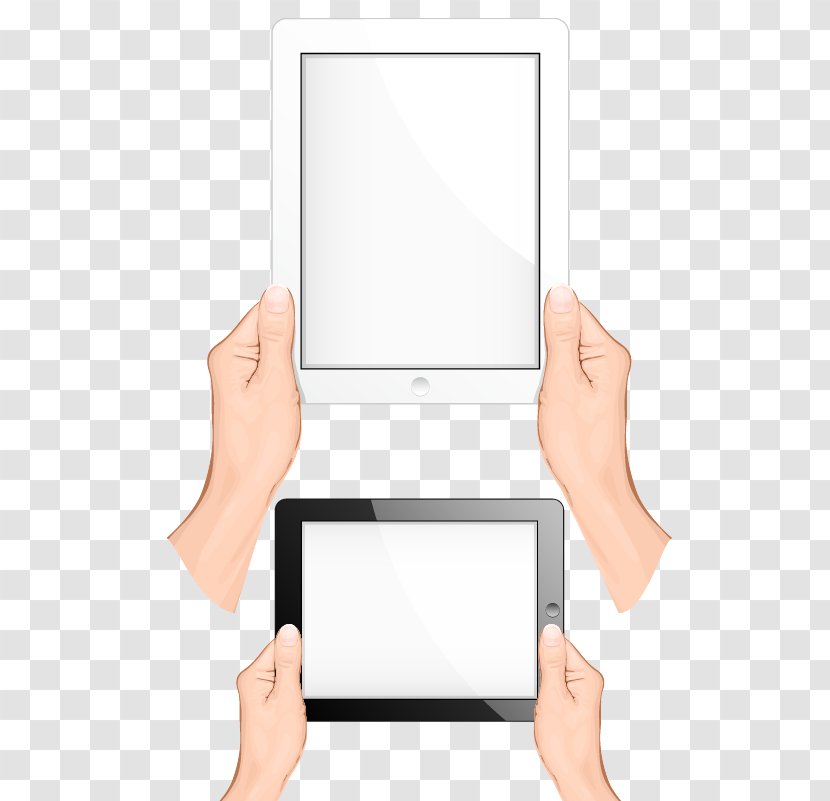 IPad Adobe Illustrator - Rectangle - Holding A Tablet Transparent PNG
