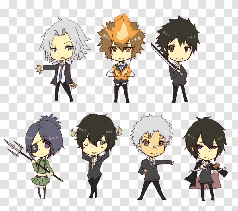 Tsunayoshi Sawada Vongola Family Lambo Kyoya Hibari Hayato Gokudera - Heart - Reborn Transparent PNG