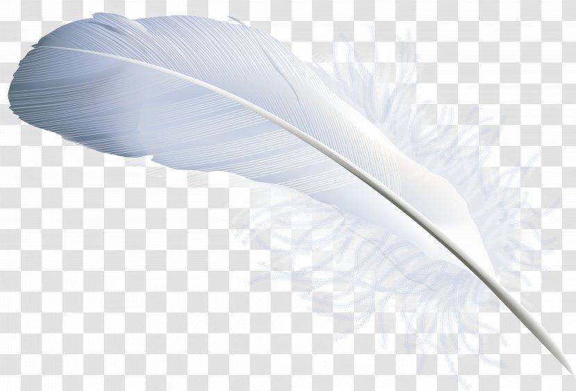 Feather Quill Material Angle - Microsoft Azure - Vector Transparent PNG