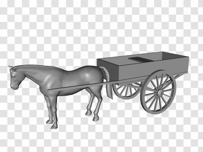 Mustang Horse Harnesses And Buggy Rein Wagon - Bridle Transparent PNG