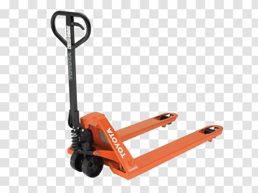 Pallet Jack Forklift Toyota Material Handling, U.S.A., Inc. - Orange - Warehouse Transparent PNG