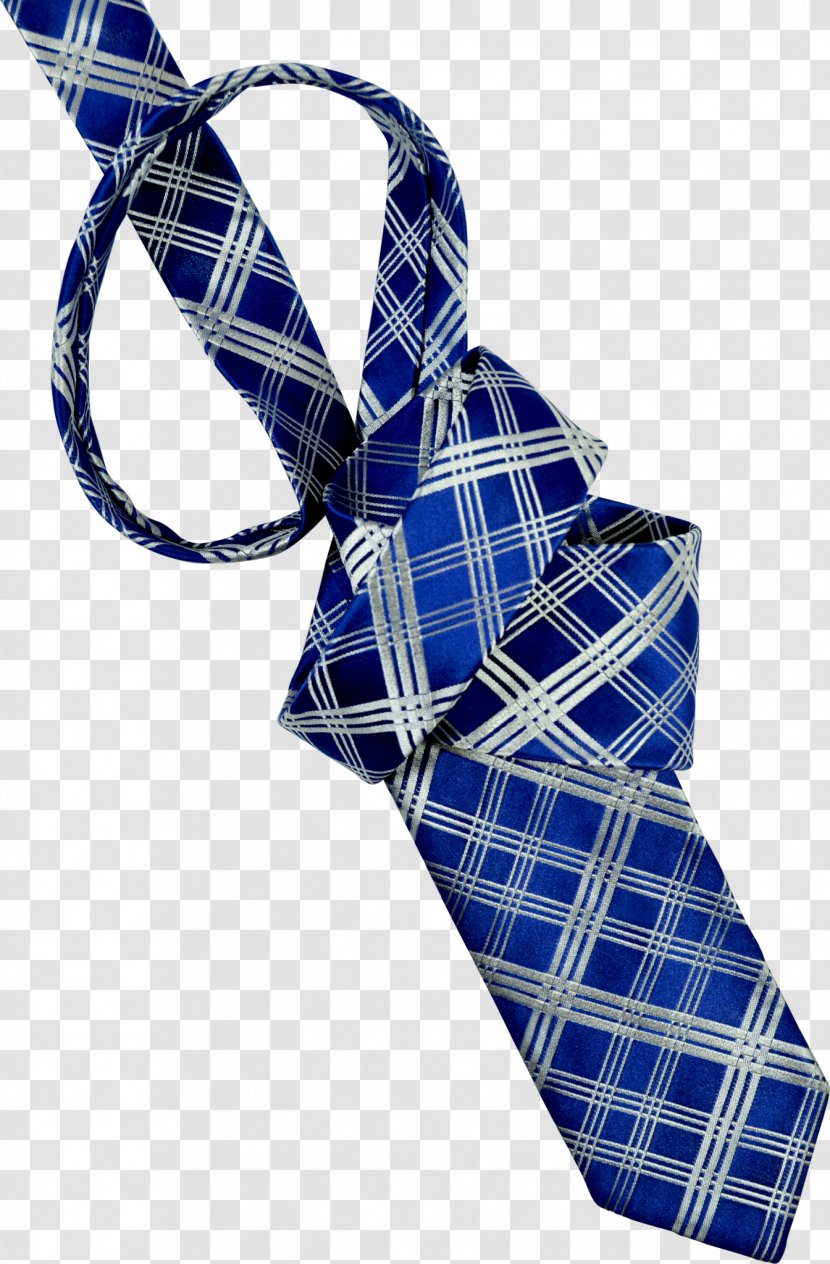 Necktie Tartan Paisley Fashion Silk - Cobalt Blue - Repeating Crossbow Transparent PNG