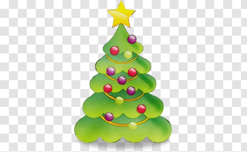 Christmas Tree - Wet Ink - Pine Transparent PNG