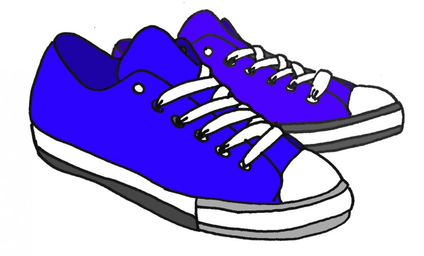 Shoe Sneakers Cartoon High-heeled Footwear Clip Art - Cross Training Transparent PNG