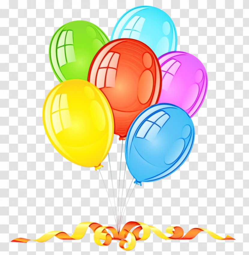 Birthday Party Background - Toy Balloon - Supply Yellow Transparent PNG