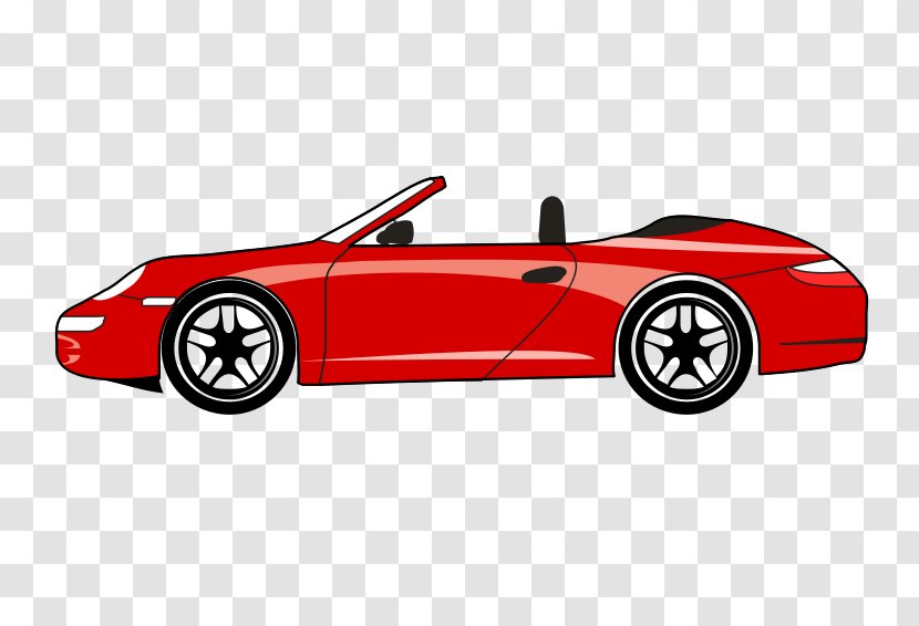 Sports Car Chevrolet Corvette Porsche Ford Mustang - Vehicle - Red Cartoon Transparent PNG