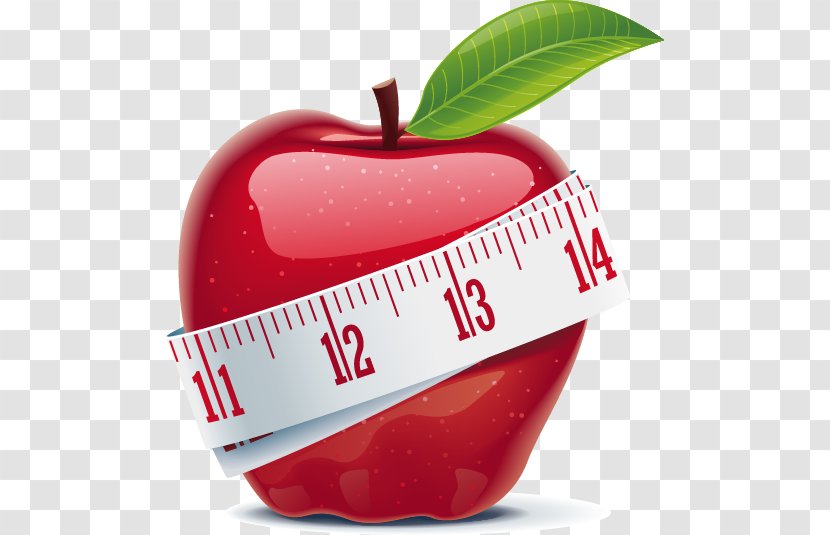 Weight Loss Tracker Book: Record Daily Milestones Eating Fruit Diet - Health - Vector Red Apple Pattern Transparent PNG