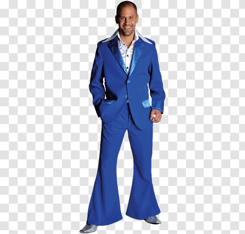 1970s Costume Blue Suit Clothing - Sport Coat Transparent PNG