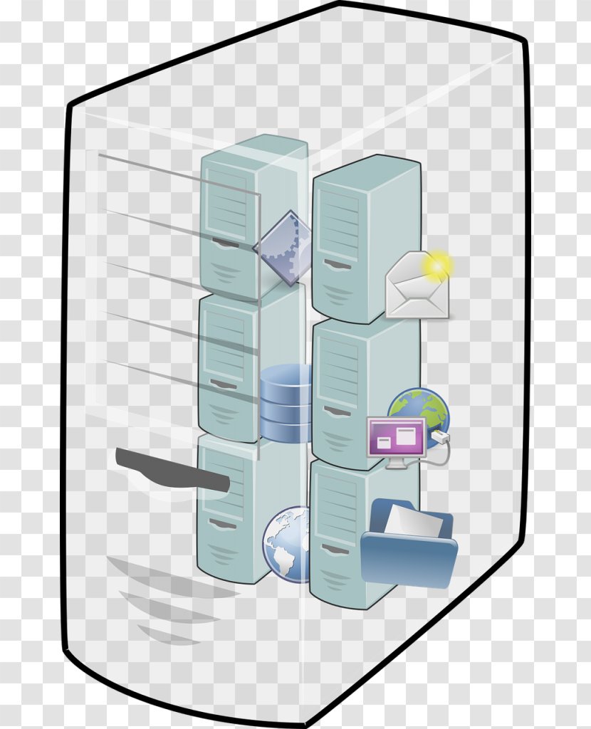 Virtual Machine Host Clip Art - Diagram - Computer Transparent PNG