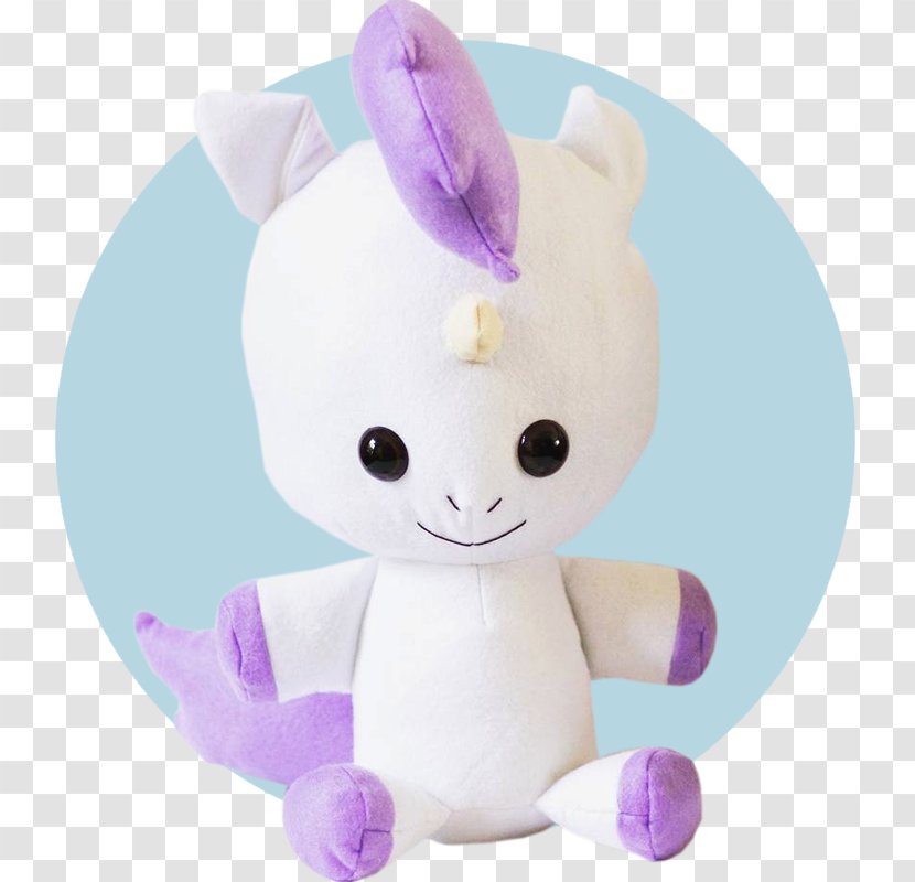 Plush Stuffed Animals & Cuddly Toys Textile Figurine - Unicorn Baby Transparent PNG