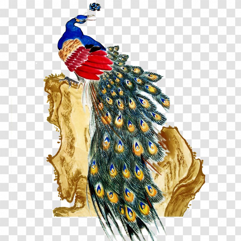 Gratis Yellow Gold - Peafowl - Peacock Transparent PNG