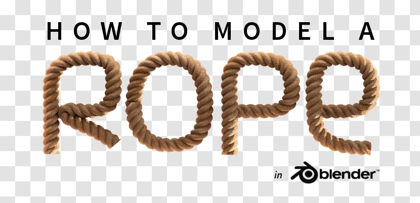 Blender Rope Lasso Tutorial 3D Modeling Transparent PNG