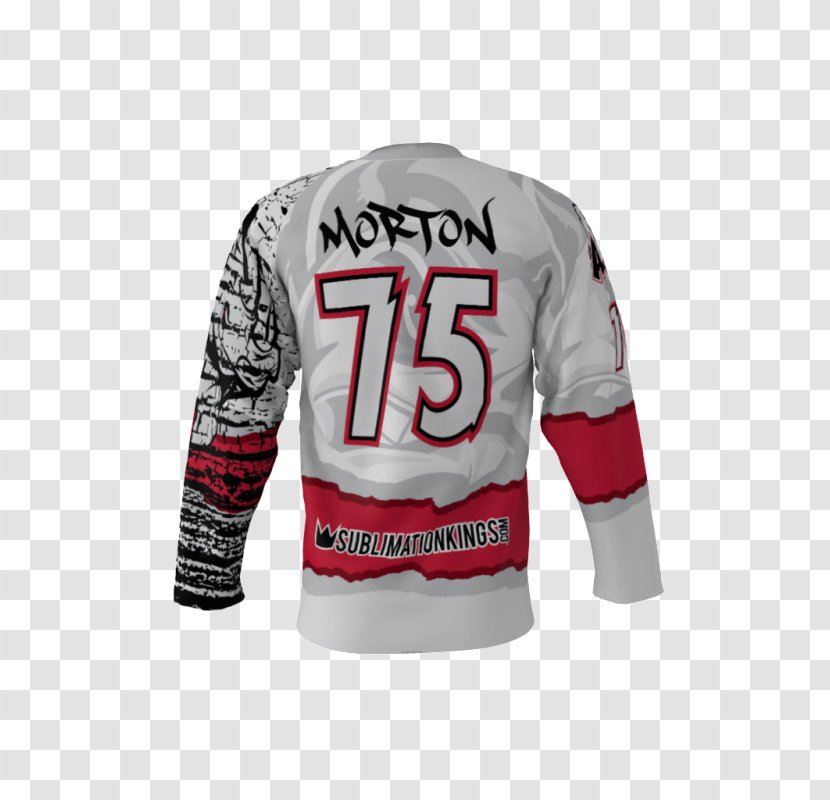 Hockey Jersey T-shirt Sweater - Sports Uniform - Albino Rhinoceros Transparent PNG