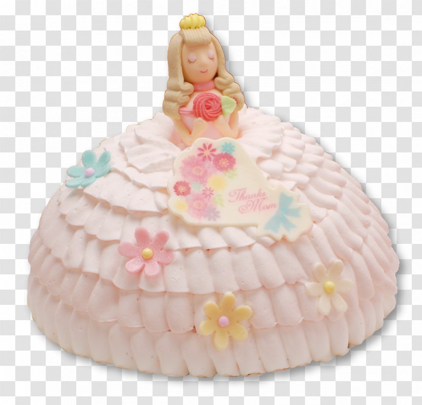 Princess Cake Frosting & Icing Cupcake Welsh Decorating - Birthday - Top 1 Transparent PNG