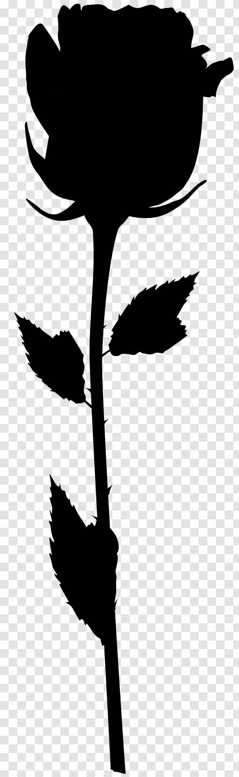 Flower Clip Art Plant Stem Leaf Silhouette - Tree Transparent PNG