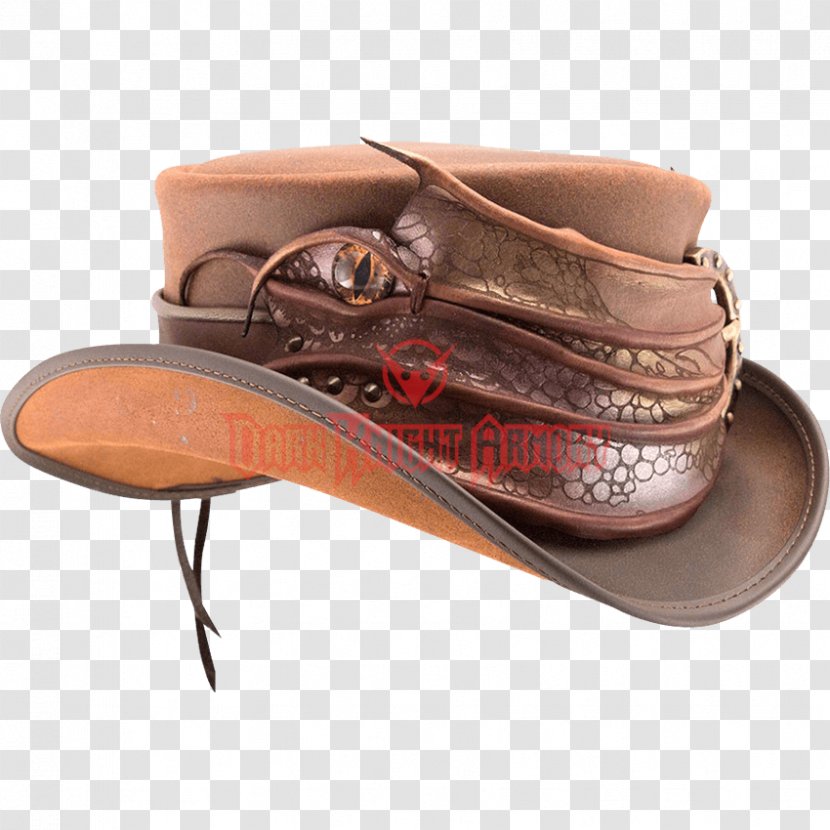 Top Hat Cowboy Leather Cap - Cavalier Transparent PNG
