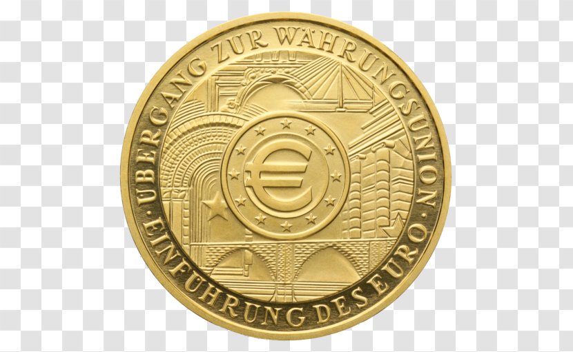 Gold Coin Germany Euro Coins Transparent PNG