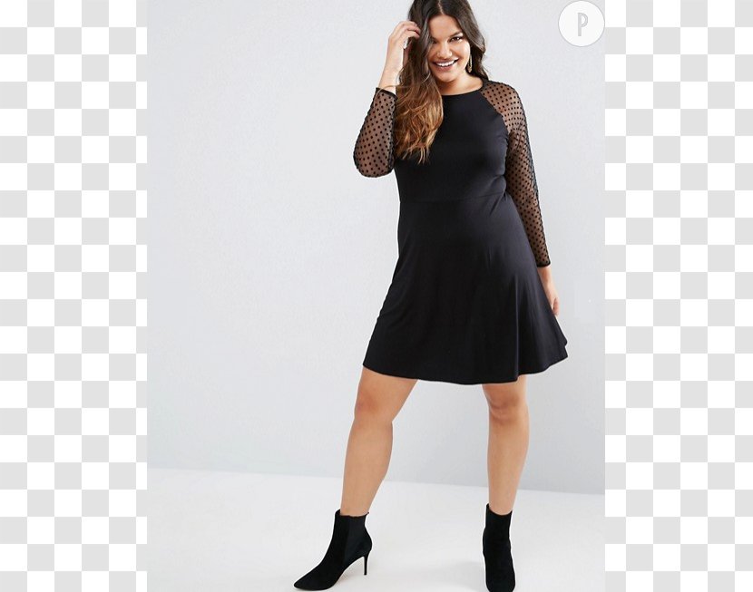 Little Black Dress Sleeve Fashion Prom - Waist Transparent PNG
